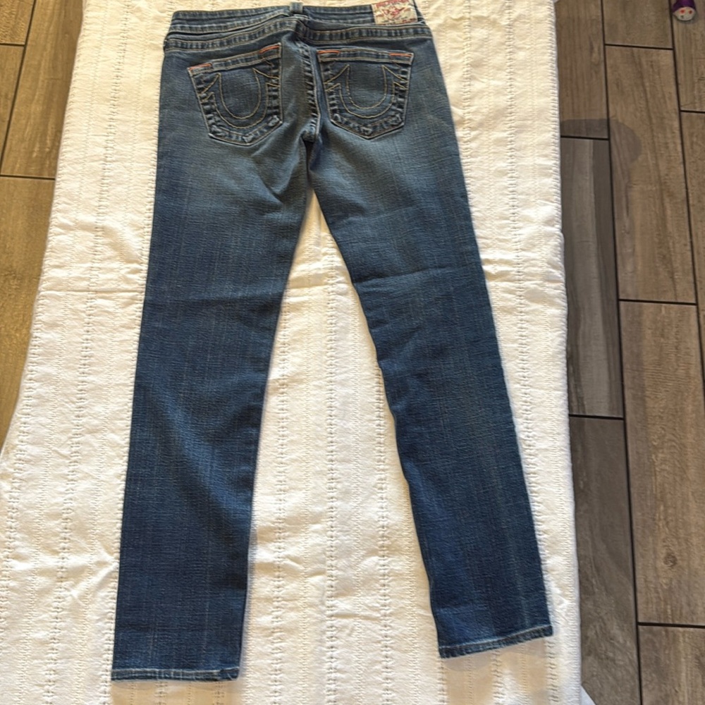 True Religion low rise skinny jeans